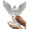 Sanatsal Melek Heykeli Kanatlı Kadın Figürlü 3d Dekoratif Biblo