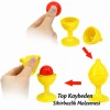 Sarı Renk Sihirli Kupa Top Kaybetme Oyunu 7 cm (5263)