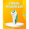 Şarjlı 3’ü 1 Arada Vgr Epilatör Led Işıklı Suya Dayanıklı Hassas Bölge Epilasyon Makinesi