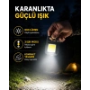 Şarjlı Cob Led Anahtarlık Fener – 4 Modlu, Manyetik Ve Katlanabilir Standlı Yeni Nesil