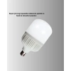 Şarjlı Led Torch Ampul 30 Watt Beyaz Işık Enerji Tasarruflu