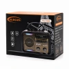 ŞARJLI - NOSTALJİ BLUETOOTH İBRELİ FM RADYO MP3 USB - TF PLAYER SPEAKER PL-4702 (5263)