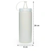 Şeffaf Kapaklı Sızdırmaz Yağlık Sosluk Şişesi Plastik Yağdanlık 400 ml. AP-9028 (5263)