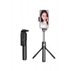 Selfie Çubuğu Tripod Bluetooth Kumandalı Selfie Çubuğu Telefon Tutucu