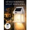 Sensörlü Solar Led Dış Duvar Aydınlatma Yeni Nesil