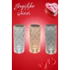 Sevgililer Günü İçin Hediye Kristal Lamba Sevgiliye Hediye Usb Şarjlı Gece Lambası