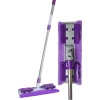 Sihirli Spin Mop Teleskopik Çok Amaçlı Mop +1 Bez Hediyeli - Mor (5263)