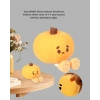 Silikon Pumpkin Night Light Telefon Tutuculu Led Lamba