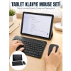 Sım Kartlı Android Tablet Bluetooth Klavye Kablosuz Mouse Geniş Ekran Ve Taşınabilir Kullanım Seti
