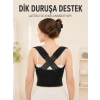Sırt Destek Korsesi Dik Duruş İçin Ayarlanabilir Lastikli Postür Ve Bel Korsesi