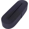 SİYAH - 4CM PAÇA LASTİK YASSI GENİŞ 10MT. (5263)