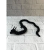 Siyah Hareketli Ejderha Figürü Esnek Gövdeli Dekoratif Tasarım 60 Cm