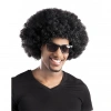Siyah Renk Kıvırcık Afro Bonus Peruk Parti Peruğu (5263)