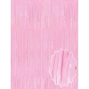 Soft Pembe Püsküllü Kapı Perdesi - Parti, Baby Shower, Cinsiyet Partisi 1x2 m (5263)