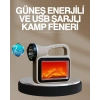 Solar Cob Alev Efektli Lamba – Güneş Enerjili, Suya Dayanıklı, Taşınabilir