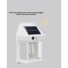 Solar Sensörlü Dış Mekan Lamba 3 Işık Modlu Ve Ip65 Dayanıklı