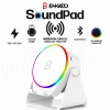 SOUNDPAD 5IN1 - 5W - 2000mAh TEMAS İLE SES YÜKSELTME - TELEFON STAND - USB-C ŞARJ BEYAZ İNDİKSİYON SES YÜKSELTİCİ BLUETOOTH HOPARLÖR SPEAKER EKD-S11 (5263)