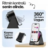 SOUNDPAD 5IN1 - 5W - 2000mAh TEMAS İLE SES YÜKSELTME - TELEFON STAND - USB-C ŞARJ SİYAH İNDİKSİYON SES YÜKSELTİCİ BLUETOOTH HOPARLÖR SPEAKER EKD-S10 (5263)