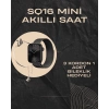SQ-16 Mini Series 10 Akıllı Saat | Şık Ve Hafif Tasarım, 3 Kordon Seçeneği