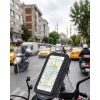 Su Geçirmez Motosiklet Telefon Tutucu Evrensel Gidon Montaj Navigasyon Standı