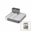 SÜRGÜLÜ  BULAŞIKLIK PLASTİK  32.5CM X 35.5CM - 51.5 X 35.5CM - GRİ RENK (5263)