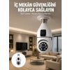 Tak Çalıştır Ampul Kamera – Full Hd 1080p Kablosuz Güvenlik Çözümü Yeni Nesil