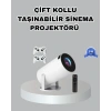 Taşınabilir Projeksiyon Cihazı 4k Destekli Wi-fi Kablosuz Ekran Yansıtma
