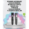 Taşınabilir Şarjlı Saç Sakal Tıraş Makinesi – 3 Taraklı, Sessiz Ve Ergonomik