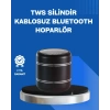 Taşınabilir Silindir Tasarım Bluetooth 5.0 Hoparlör Yüksek Bas Performanslı