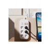 Termal Akım Korumalı 6’lü Priz 4x Usb 2x Type-c Çıkışlı Grup Priz Çoğaltıcı (3500w) Siyah