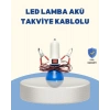 Timsah Kıskaçlı 12v Led Ampul Kamp Ve Acil Durum Lambası