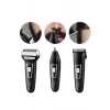 Tıraş Makinesi 3 Başlıklı T Başlıklı Hassas Ciltlere Özel Saç Sakal Vücut Kulak Ve Burun