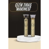 Tıraş Makinesi Şarjlı Çizik Tıraş Paslanmaz Çelik Bıçaklı 4 Taraklı