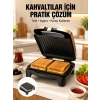 Tost Makinesi Yapışmaz Plaka 1500 Watt Güçlü Performans Yeni Nesil