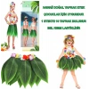Tropikal Esintili Hawaii Yapraklı Parti Eteği Çocuk Boy (5263)