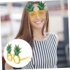 Tropikal Hawaii Ananas Şekilli Parti Gözlüğü 9.5 x 14 cm (5263)