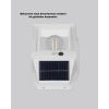 Üç Modlu Güneş Enerjili Duvar Lambası 1800mah Bataryalı Ve Hareket Sensörlü