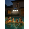 Üçlü Solar Led Projektör – Beyaz Işık – Sensörlü Dış Mekân Aydınlatma (5263)