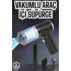 Üflemeli Güçlü Vakumlu Ev Ofis Araç Süpürgesi El Süpürgesi Şarjlı