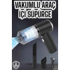 Üflemeli Güçlü Vakumlu Ev Ofis Araç Süpürgesi El Süpürgesi Şarjlı