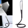 USB Girişli 14 Ledli 3 Kademeli Dokunmatik Masa/Kitap Okuma Lambası Ledi Siyah (5263)