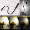 USB Girişli 14 Ledli 3 Kademeli Dokunmatik Masa/Kitap Okuma Lambası Ledi Siyah (5263)