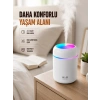 Usb Girişli Taşınabilir Mini Nemlendirici 300ml Su Hazneli