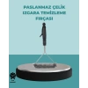 Uzun Saplı Paslanmaz Çelik Izgara Temizlik Fırçası