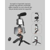 Video Çekim Kiti Tripod Led Işık Harici Mikrofon Ve Bluetooth Kumanda Seti