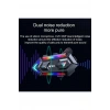 Y20 Motor Kurye Kask Kulaklık Rgb Modlu Bluetooth Motosiklet Kulaklık 5.3 Bluetooth Interkom
