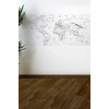 Yazılabilir Dünya Haritası Manyetik Duvar Stickerı 110 x 56 cm (5263)
