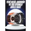 Yeni Nesil Akıllı Saat Çok Yönlü Titreşimli 49 Mm Android Ve İos Uyumlu