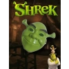 Yeşil Shrek Maskesi 21x25 cm (5263)