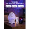 Yıldızlı Gökyüzü Dinozor Yumurta Projektör –  Ayarlanabilir Parlaklık Ve Hız
